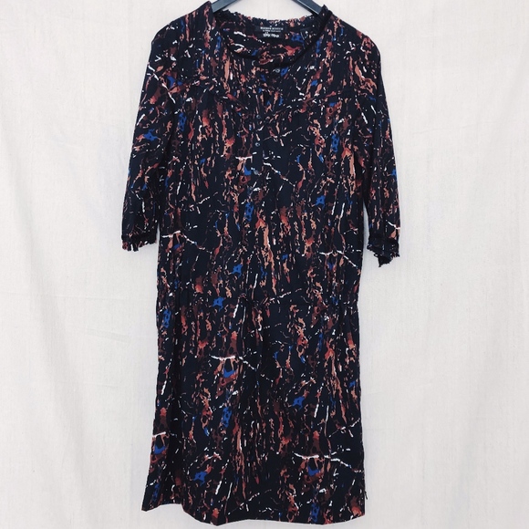 Scotch & Soda Punk Radar Drawstring Pattern Dress - Picture 1 of 6